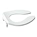 Read Kohler K-4666-C-0 Lustra Elongated Open-Front Toilet Seat, White Details Kohler K-4666-C-0 Lustra Elongated Open-Front Toilet Seat, White