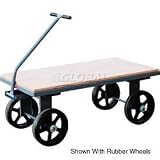 Wood Deck Wagon Truck 36"L X 24"W 2000 Lb. Capacity