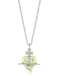 Vivienne Westwood Let It Rock Heart 3D Orb Pendant Necklace