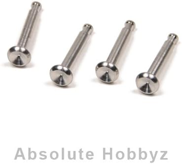Lunsford Associated RC8.2/RC8.2e Titanium Lower Shock Mount Pins (4)