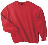 Hanes Beefy No Shrink - Fleece Crew Red-2XL