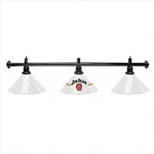 3-Shade Pool Table Light in White by Jim Beam