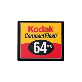 Kodak 64 MB Compact Flash Card W/Protective Case