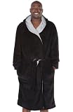 Reversible Fleece Hooded Bathrobe