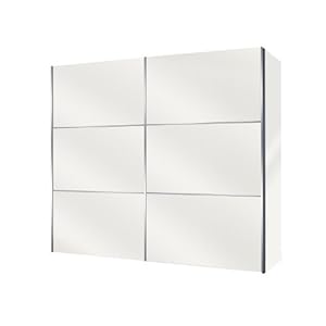 Solutions 46250-195 Schwebetürenschrank 250 x 216 x 68 cm / weiß