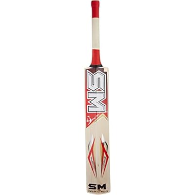 SM Sultan English Willow Cricket Bat, Short Handle