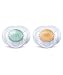 AVENT 2- Pack Silicone Translucent Pacifier