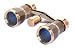 LaScala Optics Rigoletto theatre-goers Opera Glasses - Titanium/Gold, Opera Glasses, ...