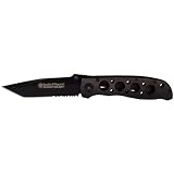 Smith & Wesson CK5TBS Bullseye Extreme Ops 4.1" 40% Serrated Black Tanto Blade