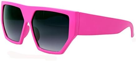 Quay 1417 Matte Neon Pink Sunglasses