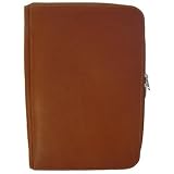 Piel Zippered Letter-Size Padfolio
