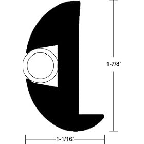 Flexible Vinyl Rubrail Kit 1 7 8 by
