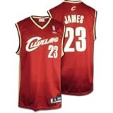 NBA Cleveland Cavaliers LeBron James Youth Replica Reebok Red Kids Size 4-7 Jersey
