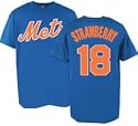 New York Mets Cooperstown Throwback Name and Number Strawberry #18 T-Shirt