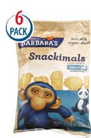 Barbara's Bakery Organic Snackimals Animal Cookies Vanilla -- 2.125 oz Each / Pack of 6 