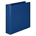 Wilson Jones 362 Line Basic Round Ring View Binder, 2-Inch Capacity, 8.5 x 11 Inch Sheet Size, Dark Blue (W362-44BL)