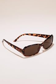 Animal Print Square Lens Tinted Sunglasses [T01-4151-S]