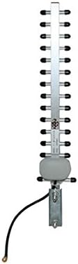 13 Elements 2.4GHz 20DBi High Gain WIFI Directional YAGI Antenna (Silver)