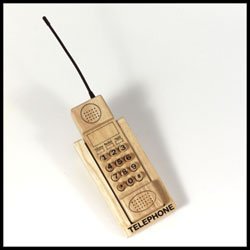 Children's Learning & Development Toys: Wooden Telephone Play Phone