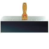 Wal-board Wood Handle Blue Steel Taping Knife 16
