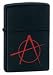 ANARCHY ZIPPO LIGHTER- BLACK AND RED