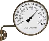 Chaney Instrument 00334 3.5 Brass Thermometer (Swing Arm)