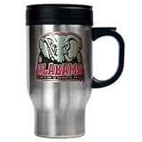 Alabama Crimson Tide 16oz Stainless Steel Travel Mug NCAA College Athletics