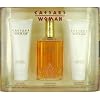 Caesars Woman by Caesars 3 Piece Set Includes: 3.3 oz Cologne Spray + 3.3 oz Luxurious Body Cream + 3.3 oz Moisturizing Body Wash