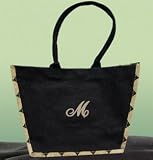 Harlequin Sassy Tote w/ Initial M