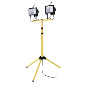 Blackspur BB-HL105 Twin Head 500 Watt Telescopic Halogen Worklight