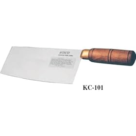 Click here to buy Chinese Cleaver 3-1 2 x 8 by Winco High Carbon Stainless by Winco.