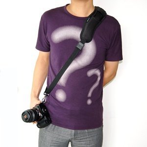 Black Nylon Camera/shoulder / Camcorder quick sling strap for Panasonic nikon Olympus samsung Canon Dslr + Cosmos Cable Tie