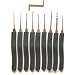 Dietrichset 10 teilig mit ergonomisch geformten Griffen - Pickset