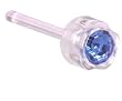 Sapphire Medical Plastic Earrings