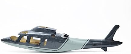 Rusheli Agusta 109A FRP Fuselage with Landing Gear, Grey