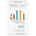 Alli - Orlistat 60mg Refill Weight Loss Aid, 170 Capsules