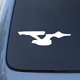 ENTERPRISE 2 - Star Trek - Vinyl Decal Sticker #A1395 | Vinyl Color: White ENTERPRISE 2 - Star Trek - Vinyl Decal Sticker #A1395 | Vinyl Color: White