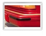 Bumper Protector-Designer Style - Universal Clear Bumper Guard - 21L x 1-1/2W, 1/2 Thick, 4pc. Set