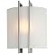 Checks Glass Wall Sconce - Frosted White