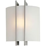 Checks Glass Wall Sconce - Frosted White