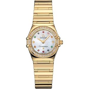 NEW OMEGA CONSTELLATION MINI IRIS MY CHOICE LADIES WATCH 1164.79.00
