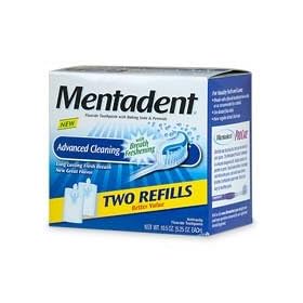 Mentadent Fluoride Toothpaste, Crystal Ice, Advanced Cleaning  Twin Refill, Packaging May Vary, 10.5 oz