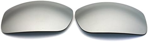 Polarized Replacement Sunglasses Lenses for Spy Optic Dirty Mo - Silver Mirror