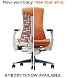 Embody Chair by Herman Miller - Home Office Desk Task Chair with Adjustable Arms