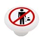 No Farting Novelty Decorative High Gloss Ceramic Drawer Knob
