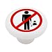 No Farting Novelty Decorative High Gloss Ceramic Drawer Knob