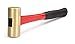 TEKTON 32 oz. Jacketed Fiberglass Brass Hammer | 30905