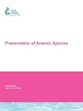 Preservation of Arsenic Species (Awwarf Report)