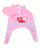 Sesame Street Toddler Pink Winter Scandinavian Hat Gloves Set 2T-4T