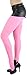 ToBeInStyle Women's Opaque Tights - NEON PINK